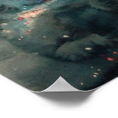 有鉄螺旋銀河系 ポスター (角)