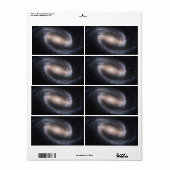 有鉄螺旋銀河系 ラベル (フルシート)