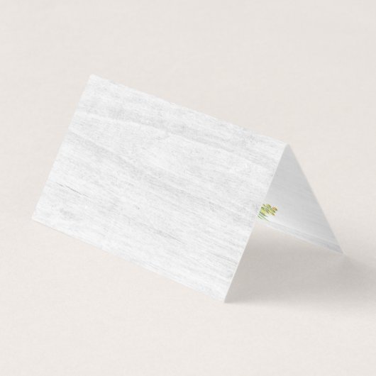 有難うござい素朴ます水色の多肉質デザートカード (裏面)