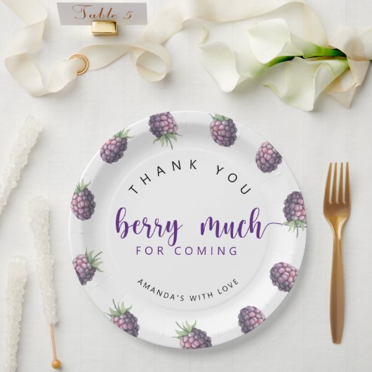 有難うござう ペーパープレート (ウェディング)