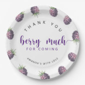 有難うござう ペーパープレート (正面)