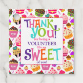 有難うカップケーキボランティア フェイバータグ (正面)