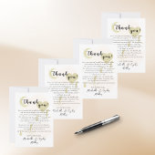 有難うカードああベビー!双生児 サンキューカード