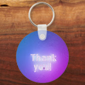 有難う色の文字キーチェーン キーホルダー (正面)