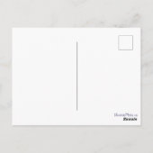 有難お洒落極ベアフェイクステンドグラス ポストカード (裏面)