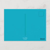 有難お洒落極ベアフェイクステンドグラス ポストカード (裏面)