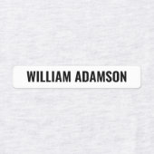 服のパーソナライズされた名前ラベルに貼る ラベル (デザイン1)