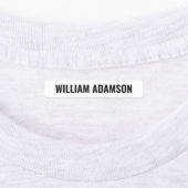 服のパーソナライズされた名前ラベルに貼る ラベル (貼付)