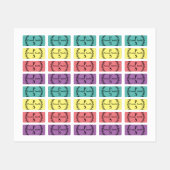 服のパーソナライズされた名前ラベルに貼る ラベル (シート)