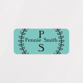 服のパーソナライズされた名前ラベルに貼る ラベル