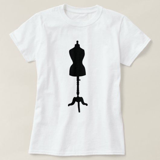 服の型枠のシルエットII Tシャツ (デザイン正面)