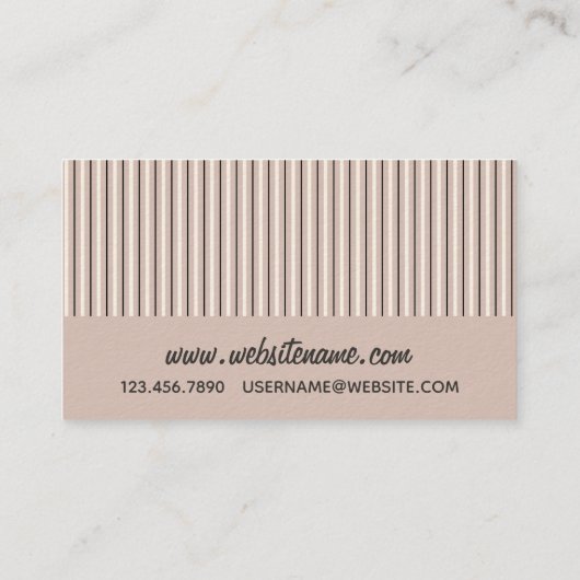 服の型枠のファッション・デザイナーの名刺のテンプレート 名刺 (裏面)