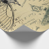 服の型枠の天使60lb Decoupageポスター ラッピングペーパー (角)