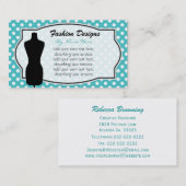 服の型枠: 名刺 (正面/裏面)