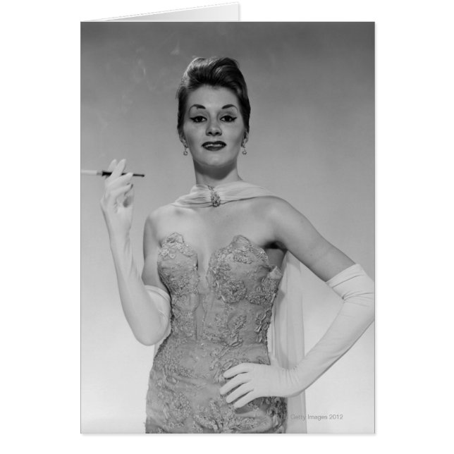 服の女性 (正面)