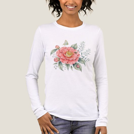 服の花 トライブレンドTシャツ (正面)