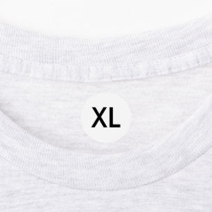 服の衣類用XLサイズラベル ラベル