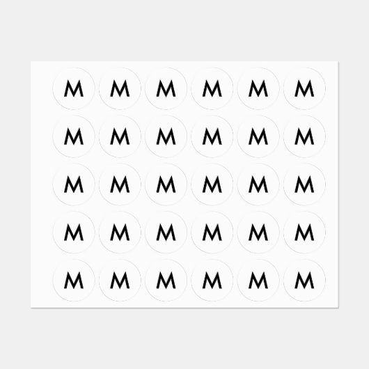 服のMサイズラベル 衣服用 ラベル (シート)