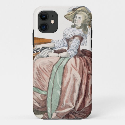服のVirtuosa泥灰土が付いている「l'Anglaise」 Case-Mate iPhoneケース (裏面)