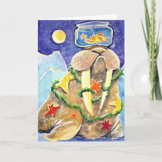 服を着せられたセイウチ シーズンカード