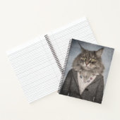 服を着た猫 ノートブック (内部)