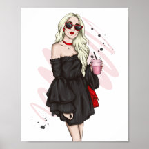 服を着た美しスタイリッシュい女の子とファッション