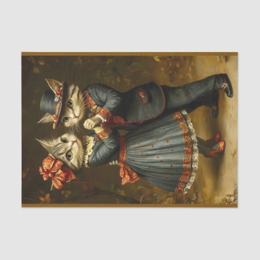 服を着た踊りキャッツ，コテージコアBX2デクページ 薄葉紙 (正面)