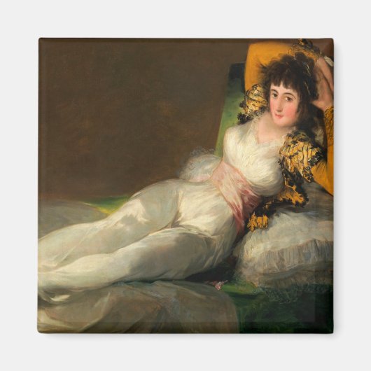 服を着たFrancisco de Goya マグネット (正面)