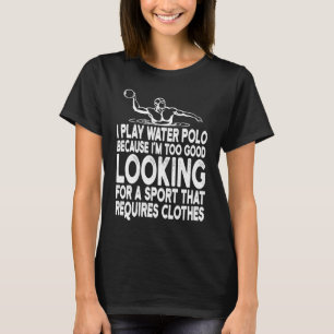 服を着るのがもったいないほどかっこいい水球 Tシャツ