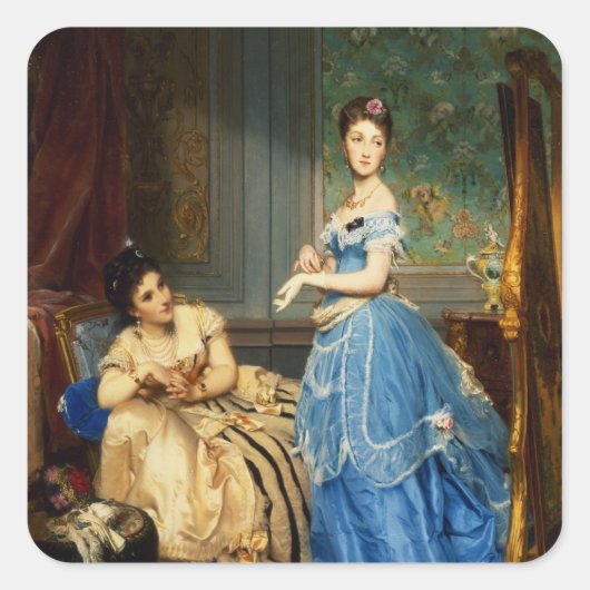 服を着る， 1869 スクエアシール (正面)