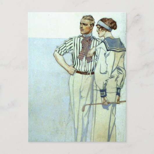 服スポーツの服 ポストカード (正面)