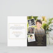 服務葬式プログラムの写真コラージュ (スタンド正面)