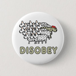 服従しない 缶バッジ