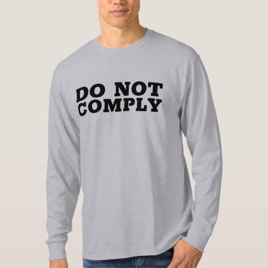 服従しない Tシャツ (正面)