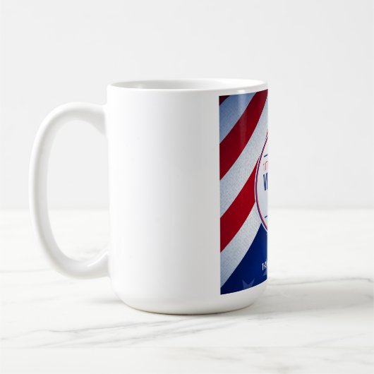 服従する者を讃えること コーヒーマグカップ (左)