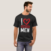 服従的な男性が好きです Tシャツ (正面フル)