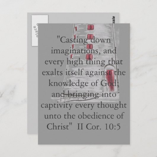 服従 ポストカード (正面/裏面)