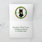 服従(犬)ドーベルマン・ピンシェルSt patricks カード (内部)