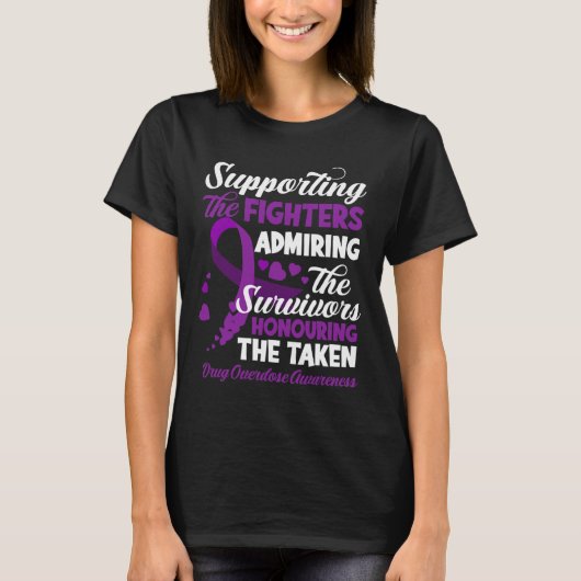 服薬オーバードーズ認識度 Tシャツ (正面)