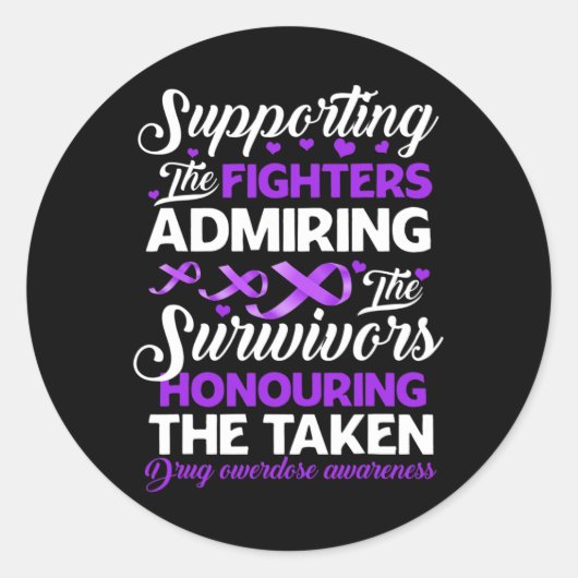 服薬オーバードーズ阿波の応援ファイターズ ラウンドシール (正面)