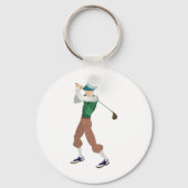 服装の良いゴルファー キーホルダー (裏面)
