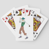 服装の良いゴルファー トランプ (裏面)