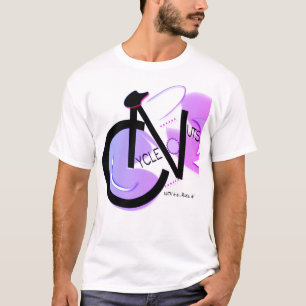 服装のCycleNutsのアメリカのロゴT Tシャツ