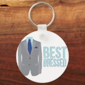 服装を最高のした キーホルダー (正面)