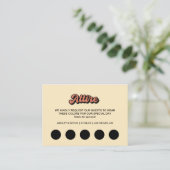 服装ドレスコード エンクロージャーカード (スタンド正面)