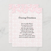 服装結婚情報シート エンクロージャーカード (正面/裏面)