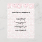 服装結婚情報シート エンクロージャーカード (裏面)