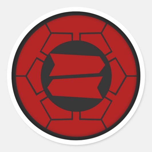 服部氏家門 ラウンドシール (正面)