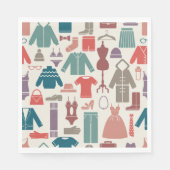 服飾アイコンナプキン スタンダードランチョンナプキン (正面)