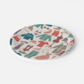 服飾アイコン紙プレート ペーパープレート (アングル)